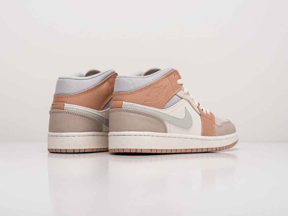 женские кроссовки Nike Air Jordan 1 Milan WMNS White / Grey / Beige