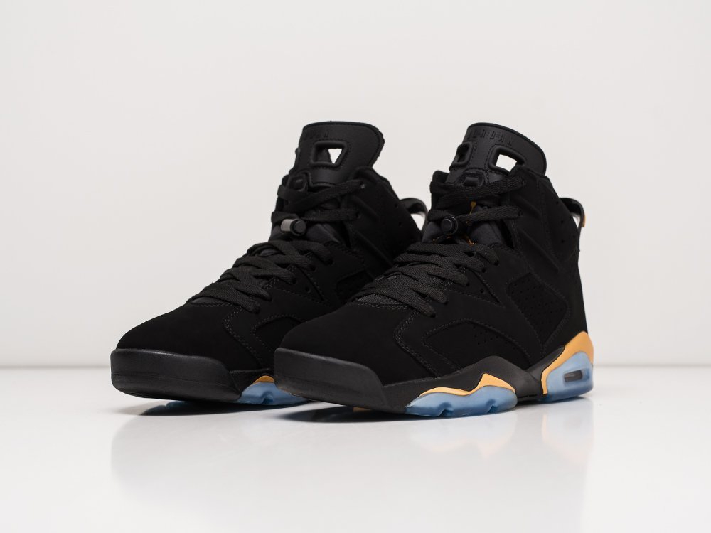 Nike Air Jordan 6 черные замша мужские (AR22198) - фото 3 Nike Air Jordan 6 черные замша мужские (AR22198) - фото 3