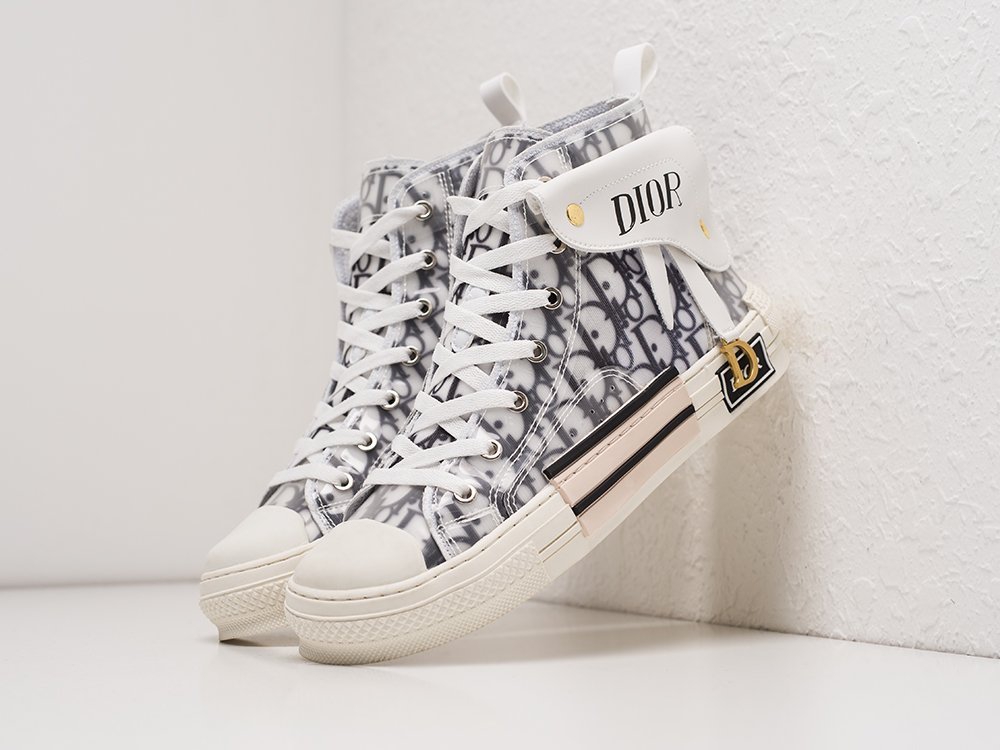 Dior B23 High белые текстиль мужские (AR22238) - фото 2 Dior B23 High белые текстиль мужские (AR22238) - фото 2