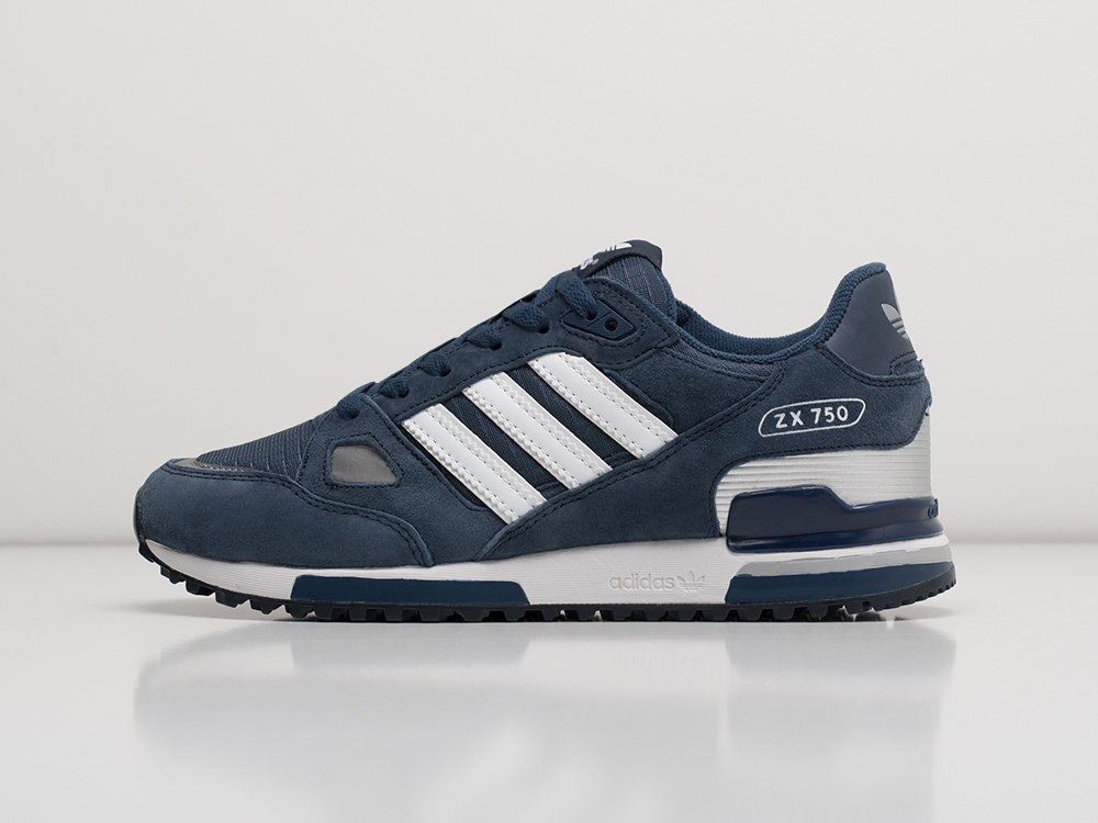 Adidas ZX 750 синие замша мужские (AR22245) - фото 1 Adidas ZX 750 синие замша мужские (AR22245) - фото 1