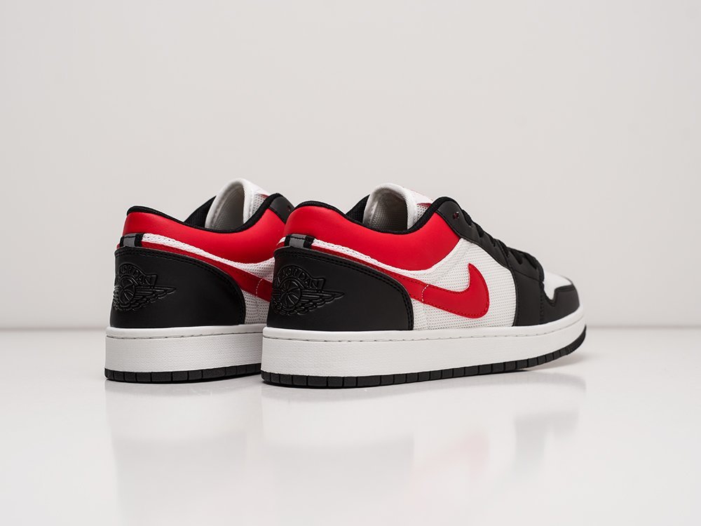 Nike Air Jordan 1 Low White / Black / Red - фото 4