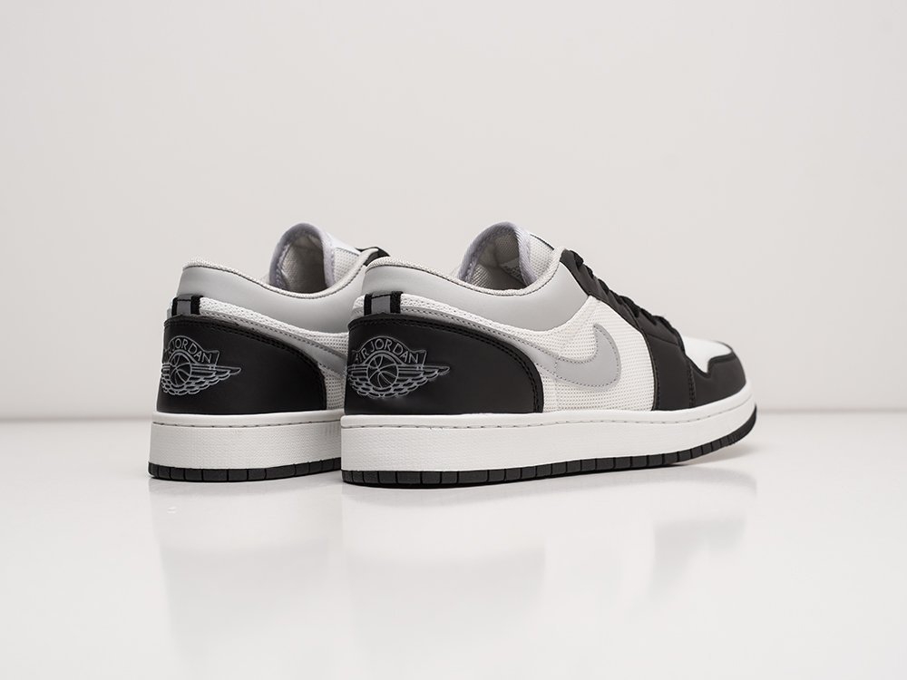 Nike Air Jordan 1 Low White / Black / Grey - фото 4