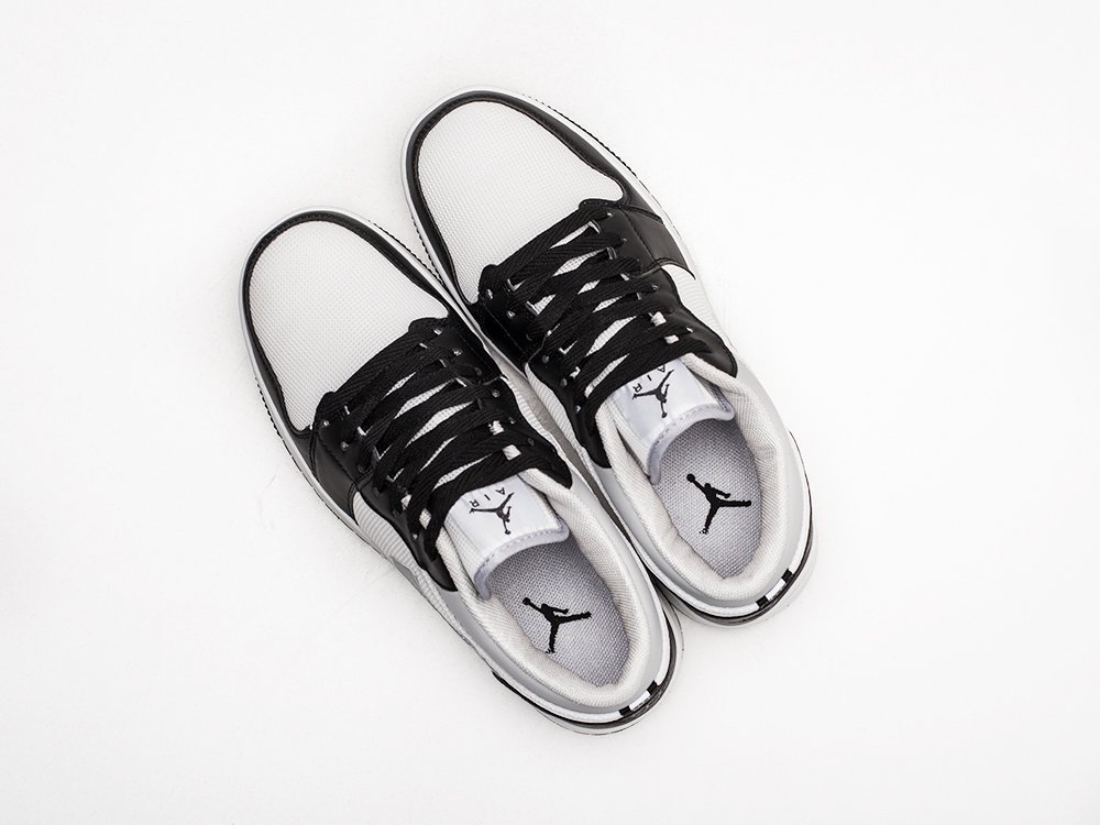 Nike Air Jordan 1 Low White / Black / Grey - фото 6