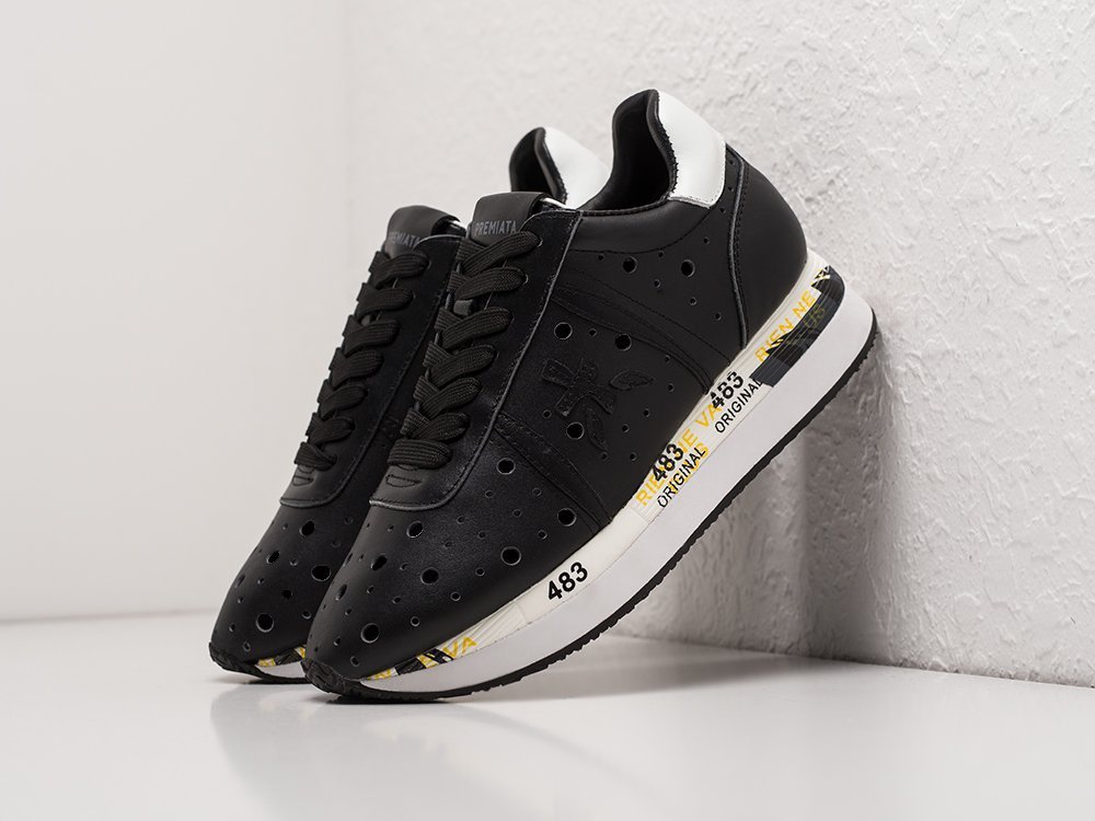 Premiata Conny черные кожа женские (AR22417) - фото 2 Premiata Conny черные кожа женские (AR22417) - фото 2