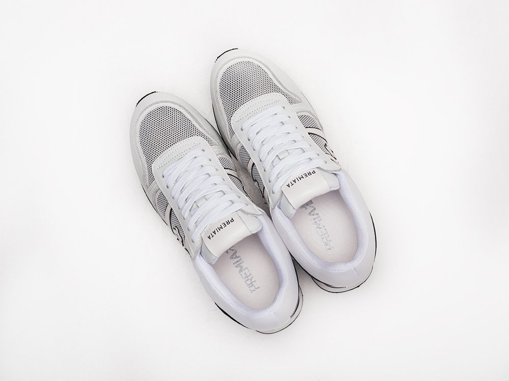 Premiata Tris белые текстиль женские (AR22420) - фото 3 Premiata Tris белые текстиль женские (AR22420) - фото 3