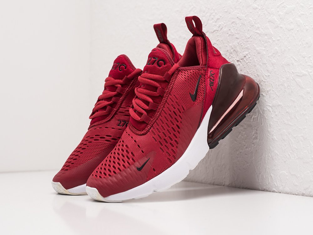 Nike Air Max 270 красные текстиль мужские (AR22435) - фото 2 Nike Air Max 270 красные текстиль мужские (AR22435) - фото 2