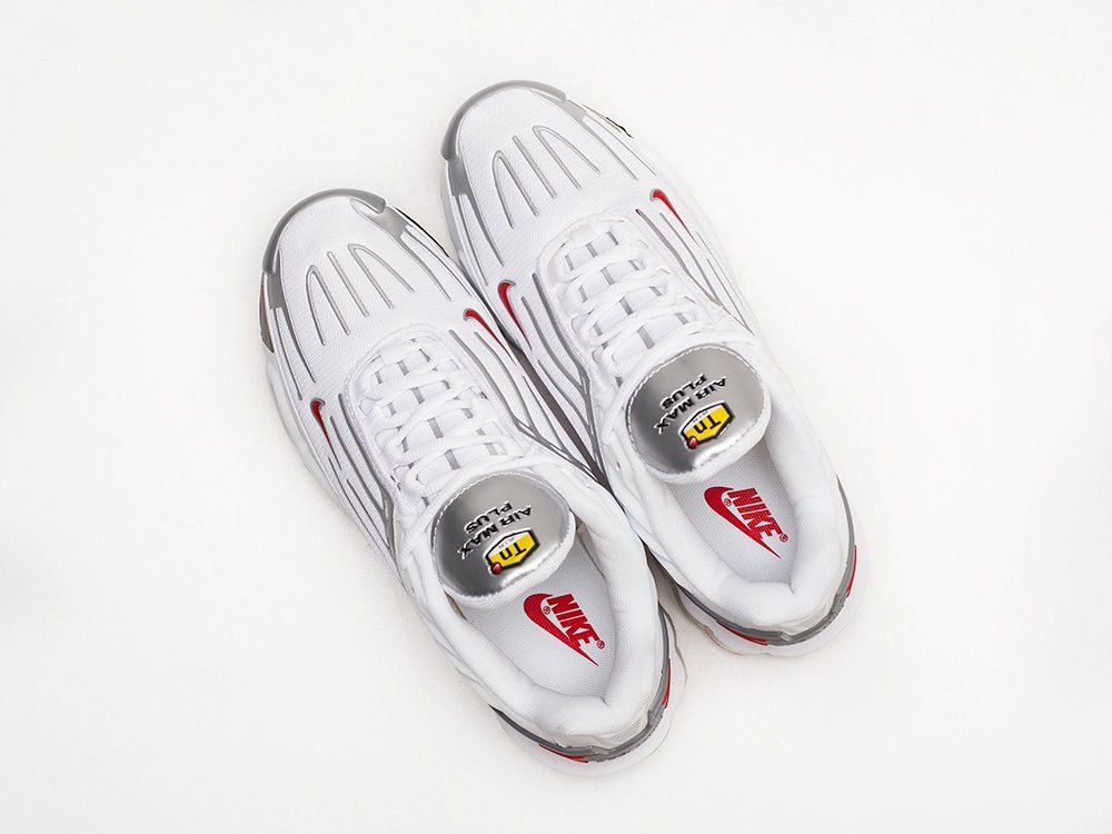 Nike Air Max Plus 3 белые мужские (AR22437) - фото 3
