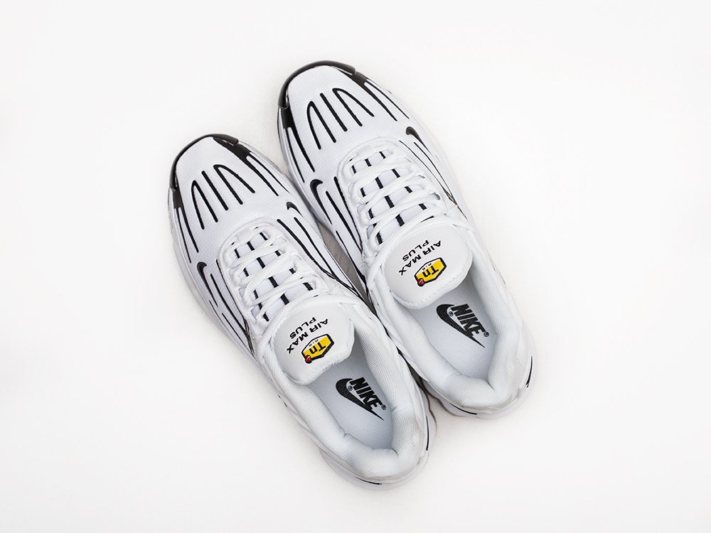 Nike Air Max Plus 3 белые мужские (AR22438) - фото 3