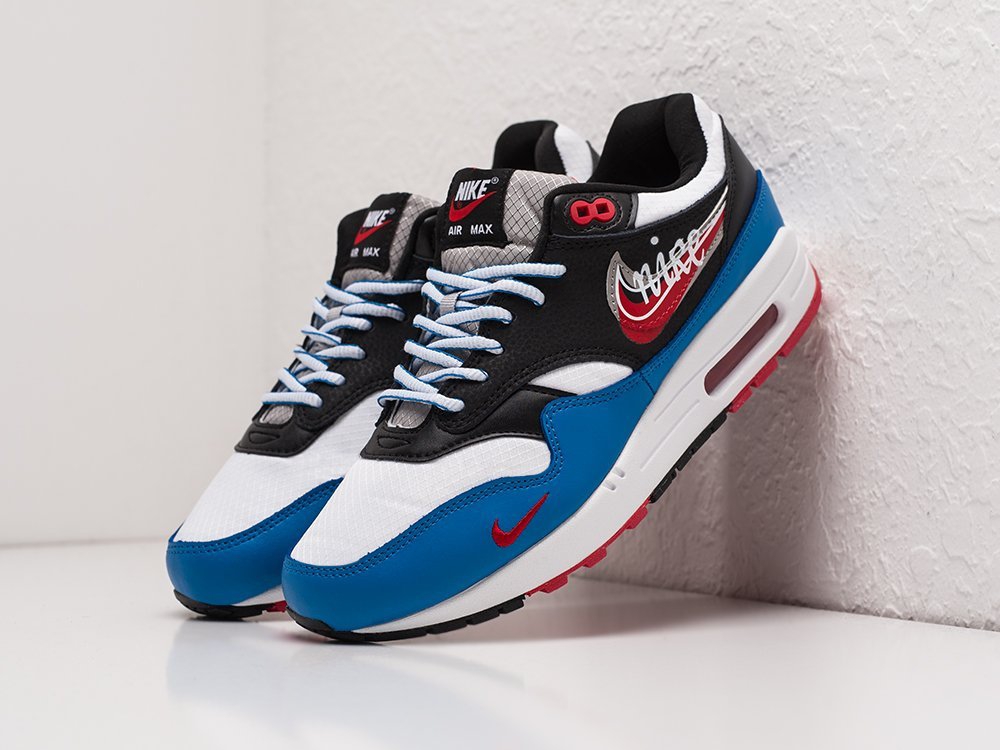 Nike Air Max 1 Evolution Of The Swoosh разноцветные замша мужские (AR22473) - фото 2 Nike Air Max 1 Evolution Of The Swoosh разноцветные замша мужские (AR22473) - фото 2