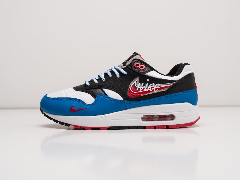 Nike Air Max 1 Evolution Of The Swoosh разноцветные замша мужские (AR22473) - фото 1 Nike Air Max 1 Evolution Of The Swoosh разноцветные замша мужские (AR22473) - фото 1