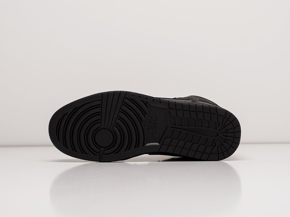 Nike Air Jordan 1 черные кожа мужские (AR22475) - фото 4