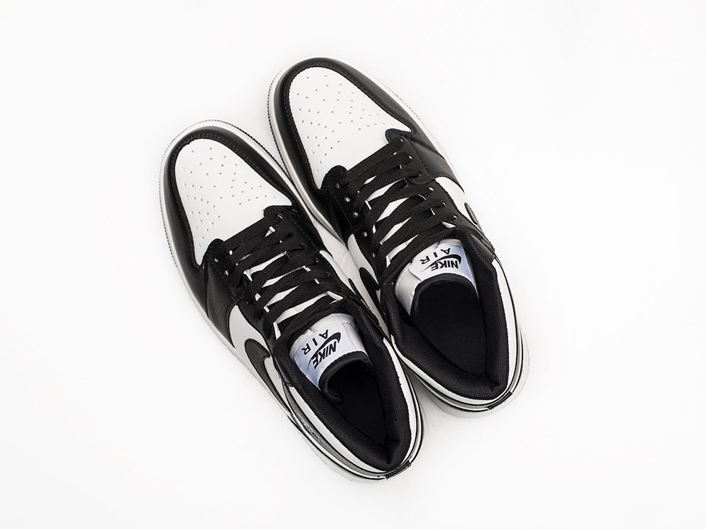 Nike Air Jordan 1 белые кожа мужские (AR22488) - фото 3 Nike Air Jordan 1 белые кожа мужские (AR22488) - фото 3