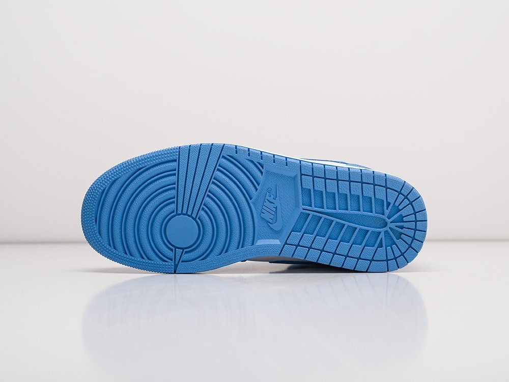 Nike Air Jordan 1 голубые кожа мужские (AR22493) - фото 5