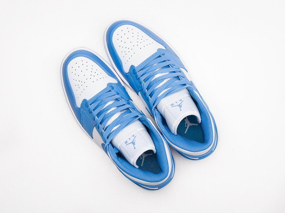 Nike Air Jordan 1 голубые кожа мужские (AR22493) - фото 6