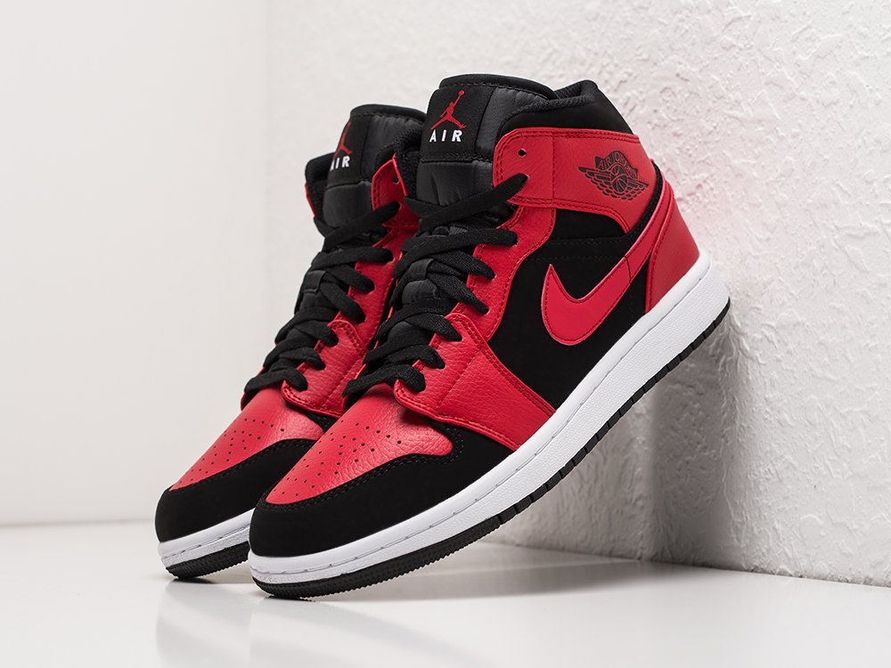 Nike Air Jordan 1 красные кожа мужские (AR22494) - фото 2