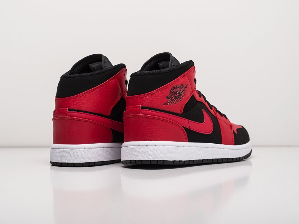 Nike Air Jordan 1 красные кожа мужские (AR22494) - фото 4