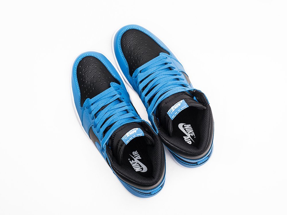 Nike Air Jordan 1 голубые кожа мужские (AR22496) - фото 6