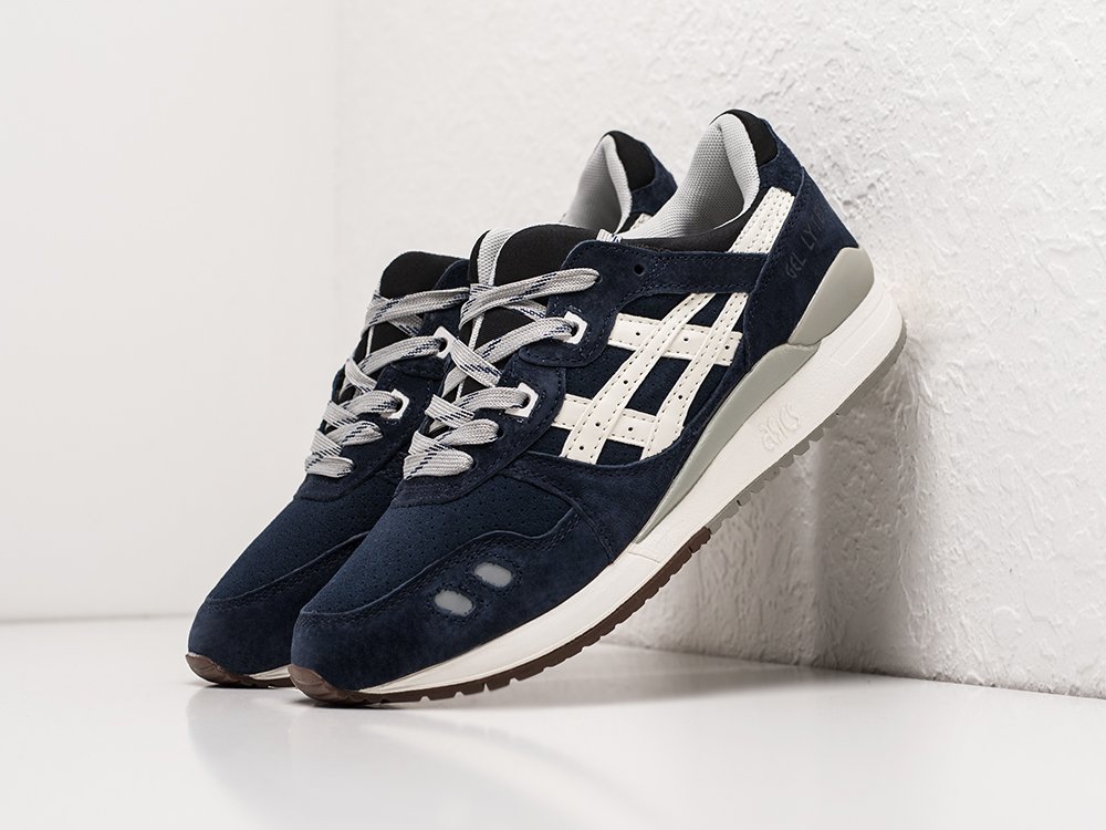 Asics Gel Lyte III синие замша мужские (AR22509) - фото 2 Asics Gel Lyte III синие замша мужские (AR22509) - фото 2