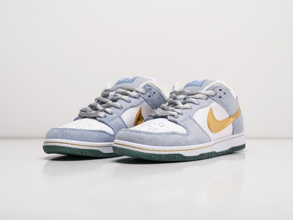 Nike SB Dunk Low Sean Cliver белые кожа мужские (AR22550) - фото 3 Nike SB Dunk Low Sean Cliver белые кожа мужские (AR22550) - фото 3