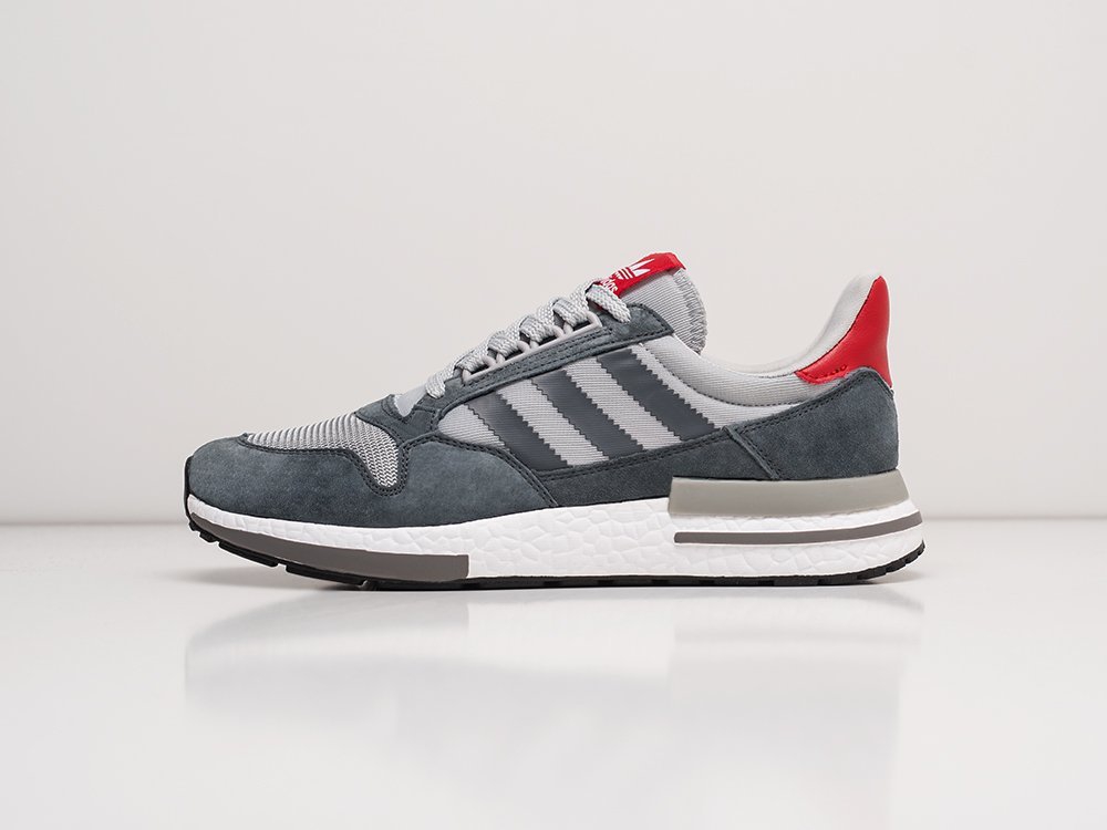 Adidas ZX 500 RM серые замша мужские (AR22555) - фото 1