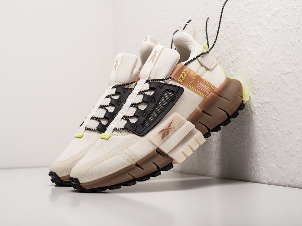 Reebok Zig Kinetica Edge белые кожа мужские (AR22566) - фото 2 Reebok Zig Kinetica Edge белые кожа мужские (AR22566) - фото 2