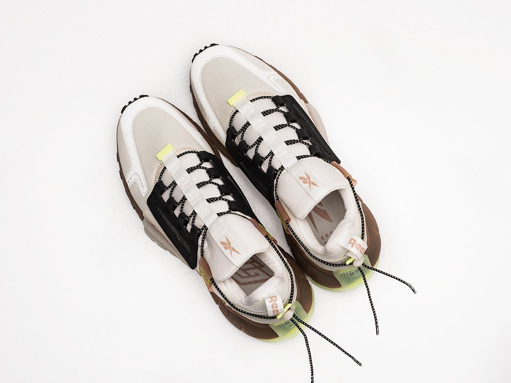 Reebok Zig Kinetica Edge белые кожа мужские (AR22566) - фото 6 Reebok Zig Kinetica Edge белые кожа мужские (AR22566) - фото 6