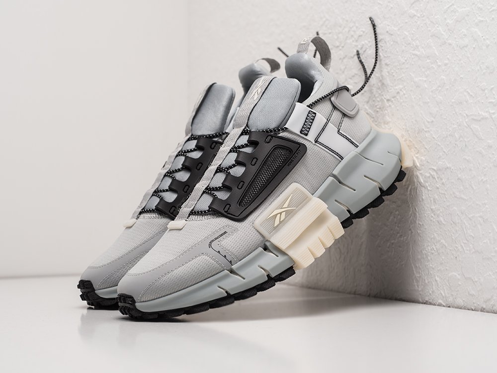 Reebok Zig Kinetica Edge серые кожа мужские (AR22567) - фото 2 Reebok Zig Kinetica Edge серые кожа мужские (AR22567) - фото 2