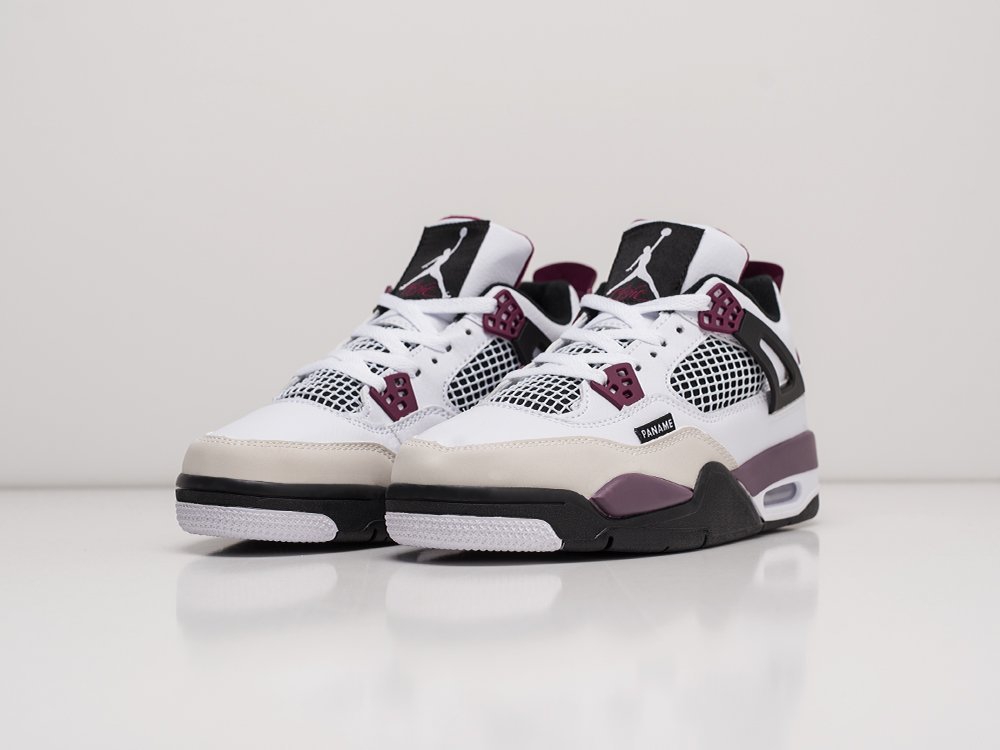 Nike x PSG Air Jordan 4 Retro WMNS белые кожа женские (AR22571) - фото 3 Nike x PSG Air Jordan 4 Retro WMNS белые кожа женские (AR22571) - фото 3