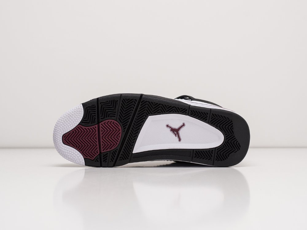 Nike x PSG Air Jordan 4 Retro WMNS белые кожа женские (AR22571) - фото 5