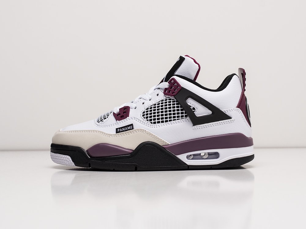 Nike x PSG Air Jordan 4 Retro WMNS белые кожа женские (AR22571) - фото 1 Nike x PSG Air Jordan 4 Retro WMNS белые кожа женские (AR22571) - фото 1