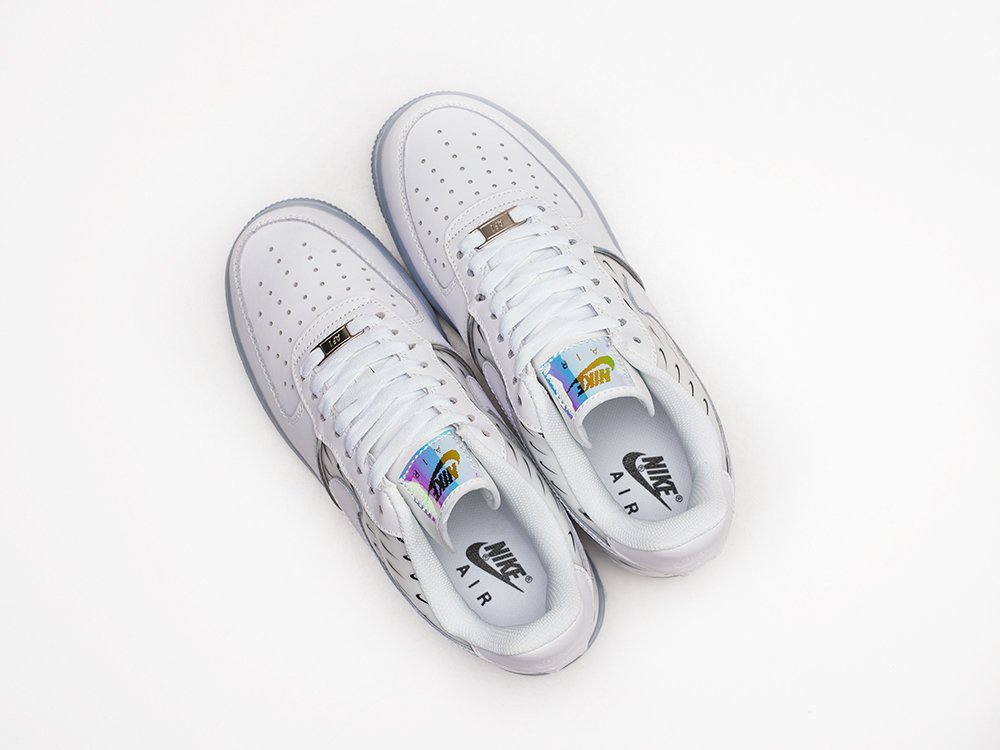 Nike Air Force Low 1 07 PRM WMNS белые кожа женские (AR22593) - фото 3 Nike Air Force Low 1 07 PRM WMNS белые кожа женские (AR22593) - фото 3