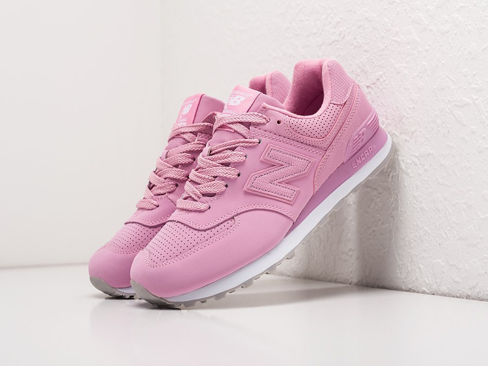 New Balance 574 WMNS розовые кожа женские (AR22597) - фото 2 New Balance 574 WMNS розовые кожа женские (AR22597) - фото 2