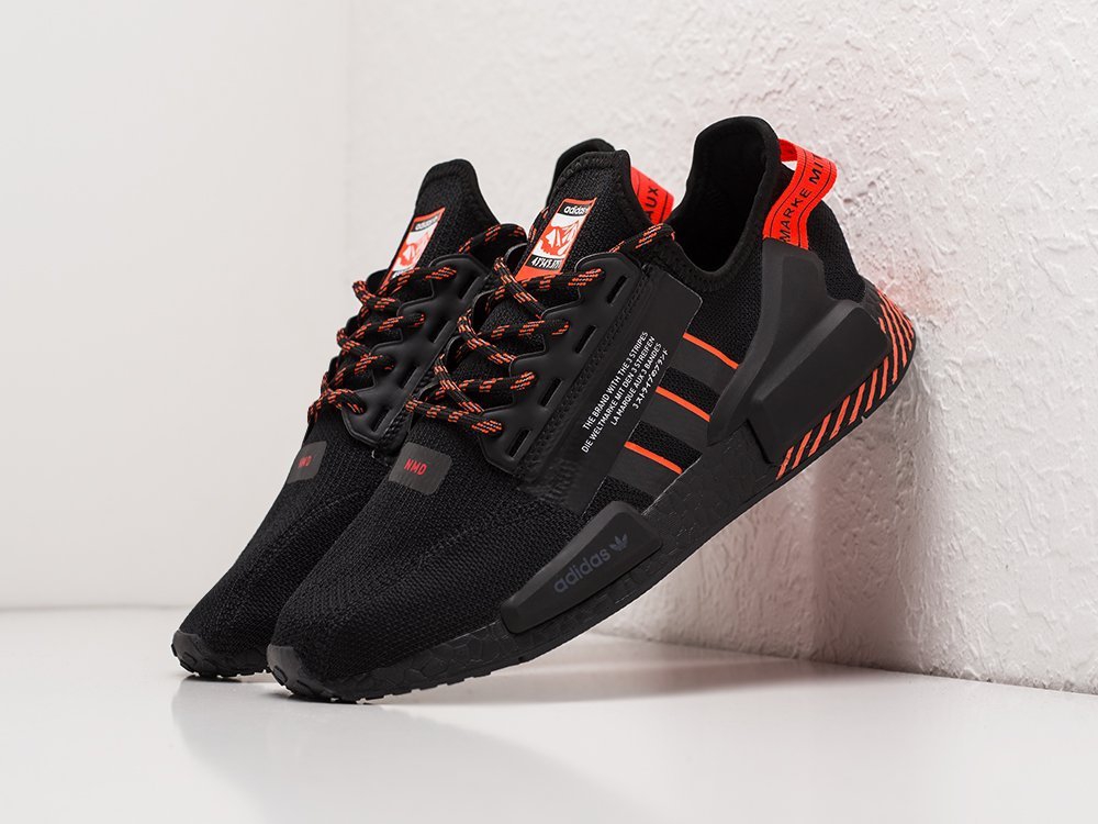 Adidas NMD R1 V2 черные текстиль мужские (AR22639) - фото 2 Adidas NMD R1 V2 черные текстиль мужские (AR22639) - фото 2