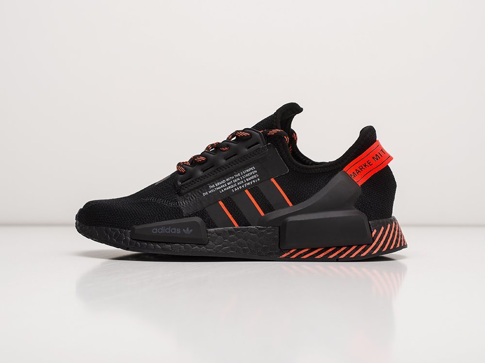 Adidas NMD R1 V2 черные текстиль мужские (AR22639) - фото 1 Adidas NMD R1 V2 черные текстиль мужские (AR22639) - фото 1