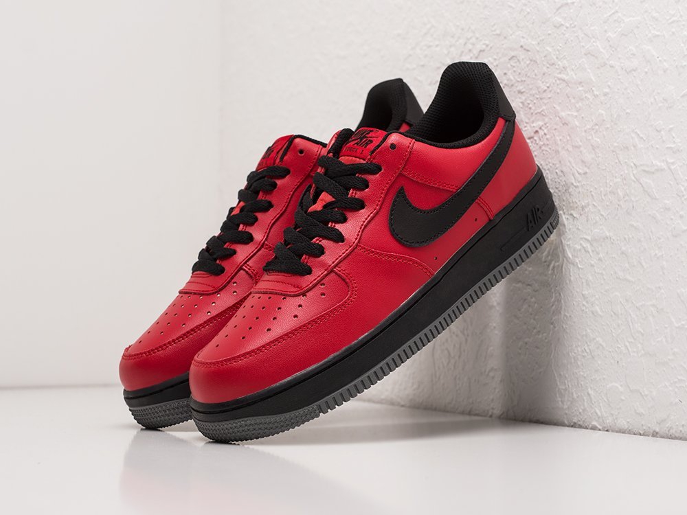 Nike Air Force 1 Low красные кожа мужские (AR22646) - фото 2