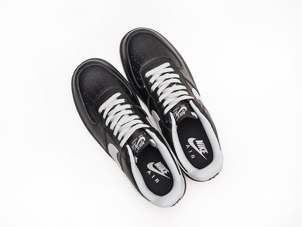 Nike Air Force 1 Low черные кожа мужские (AR22647) - фото 3 Nike Air Force 1 Low черные кожа мужские (AR22647) - фото 3