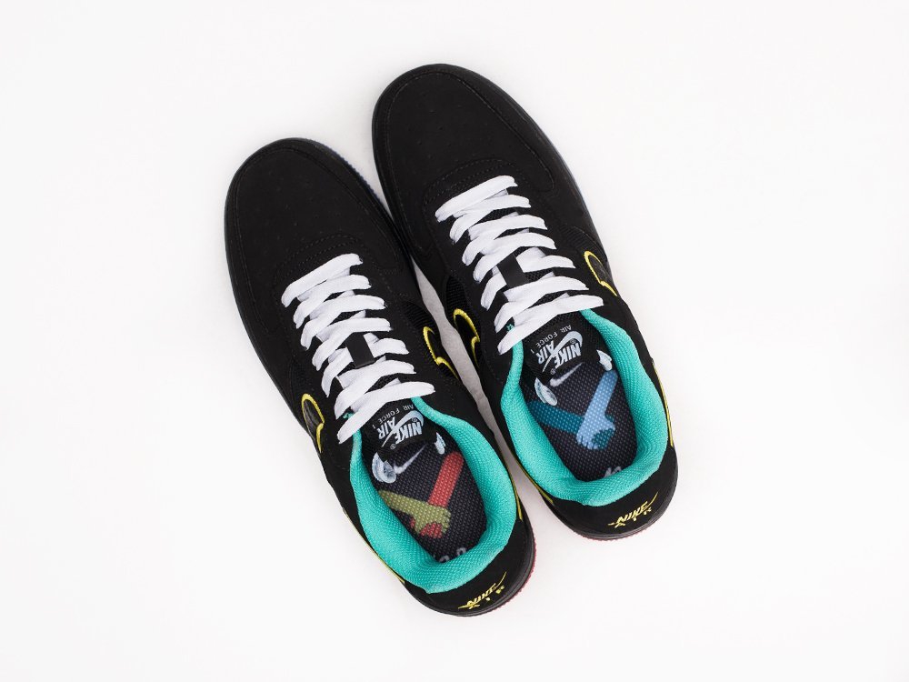 Nike Air Force 1 Low Peace and Unity черные кожа мужские (AR22657) - фото 4 Nike Air Force 1 Low Peace and Unity черные кожа мужские (AR22657) - фото 4