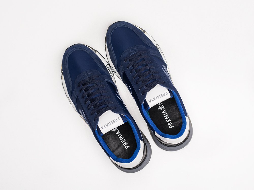 Мужские кроссовки Premiata Mick Blue / White / Black / Grey (40-45 размер) фото 3