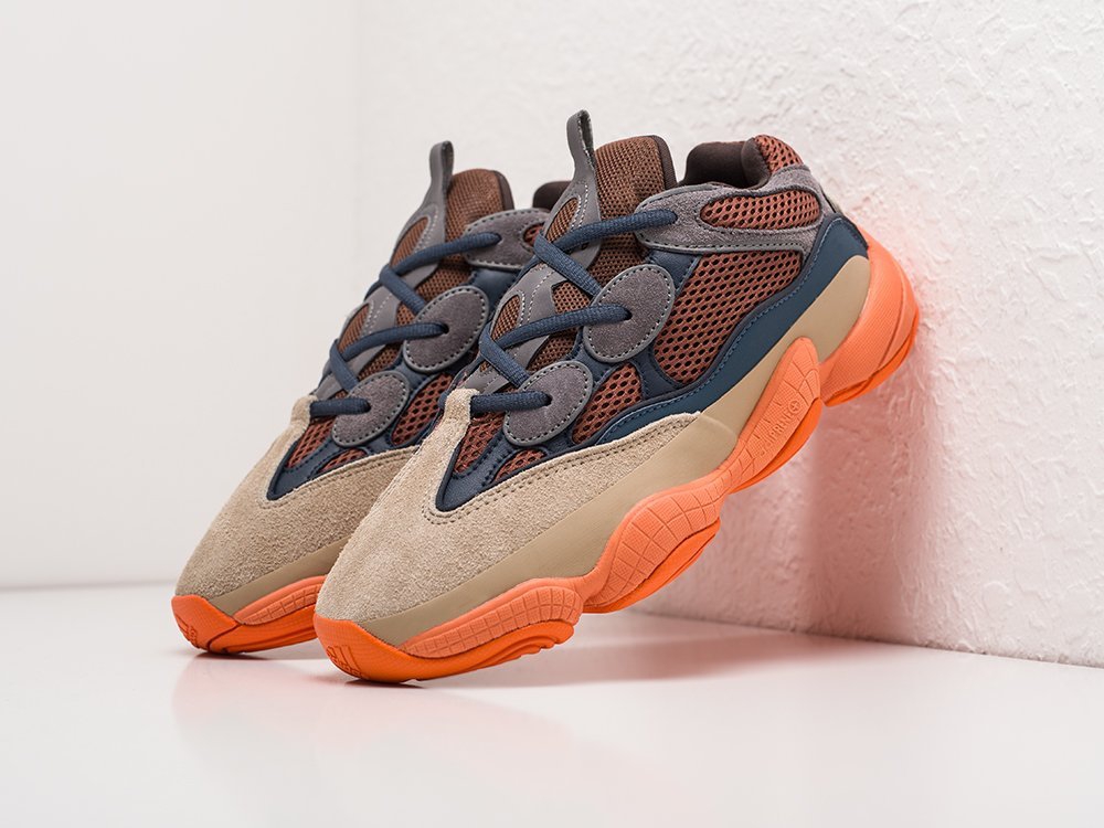 Adidas Yeezy 500 Enflame разноцветные замша мужские (AR22738) - фото 2 Adidas Yeezy 500 Enflame разноцветные замша мужские (AR22738) - фото 2