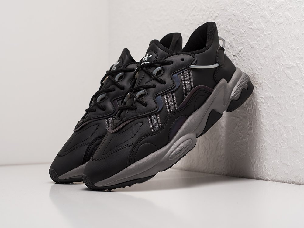 Adidas Ozweego черные кожа мужские (AR22743) - фото 2 Adidas Ozweego черные кожа мужские (AR22743) - фото 2