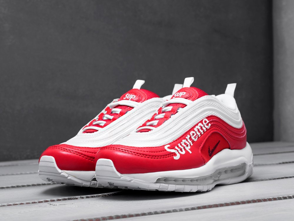 Nike Air Max 97 x Supreme WMNS красные женские (AR22749) - фото 3