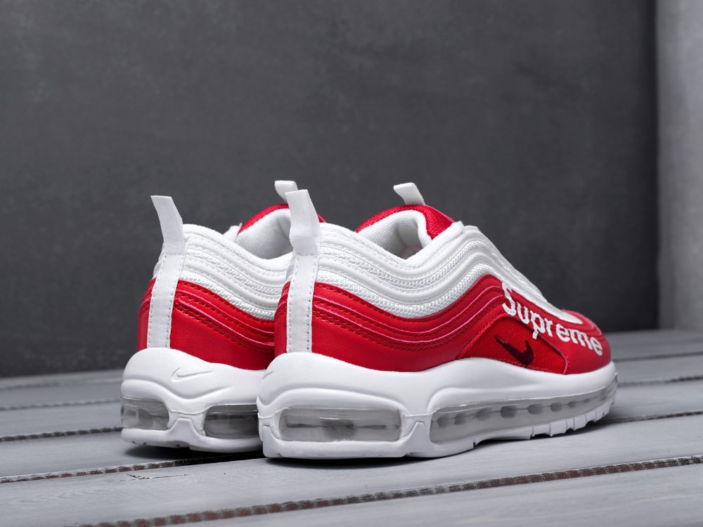 Nike Air Max 97 x Supreme WMNS красные женские (AR22749) - фото 4 Nike Air Max 97 x Supreme WMNS красные женские (AR22749) - фото 4
