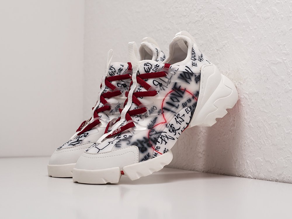 Dior D-Connect белые текстиль женские (AR22750) - фото 2 Dior D-Connect белые текстиль женские (AR22750) - фото 2