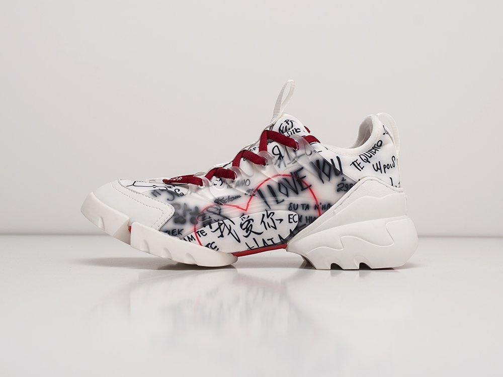 Dior D-Connect белые текстиль женские (AR22750) - фото 1 Dior D-Connect белые текстиль женские (AR22750) - фото 1