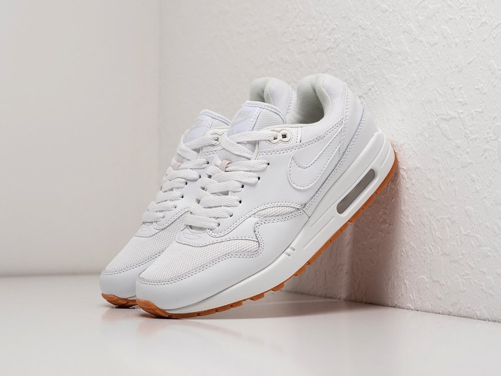 Nike Air Max 1 белые кожа мужские (AR22753) - фото 2 Nike Air Max 1 белые кожа мужские (AR22753) - фото 2