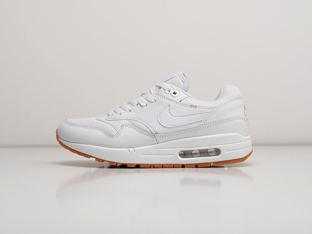 Nike Air Max 1 белые кожа мужские (AR22753) - фото 1 Nike Air Max 1 белые кожа мужские (AR22753) - фото 1