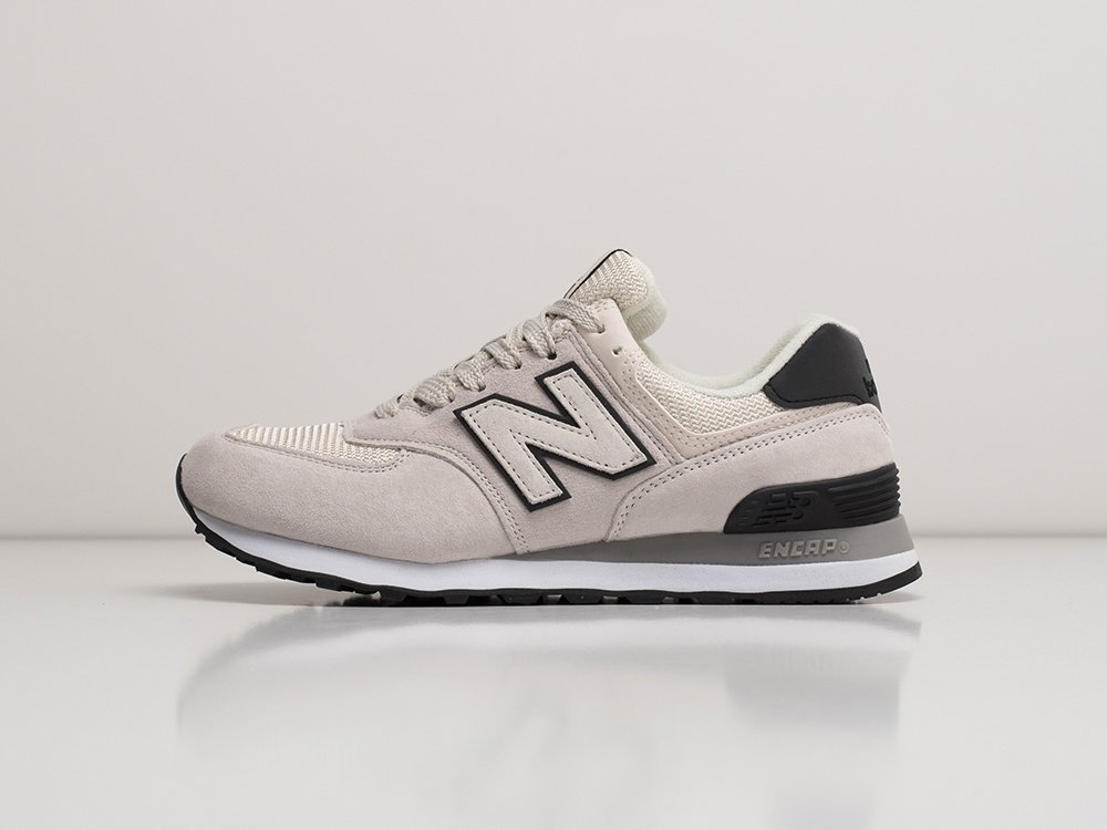 New Balance 574 белые замша женские (AR22764) - фото 1 New Balance 574 белые замша женские (AR22764) - фото 1