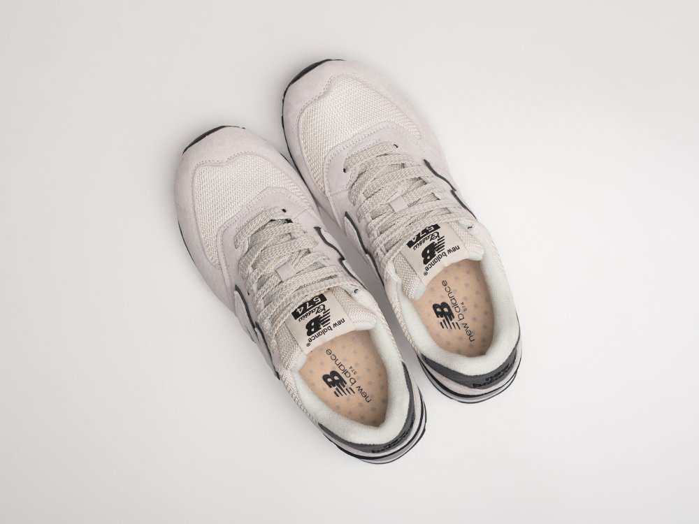 New Balance 574 белые замша женские (AR22764) - фото 3 New Balance 574 белые замша женские (AR22764) - фото 3