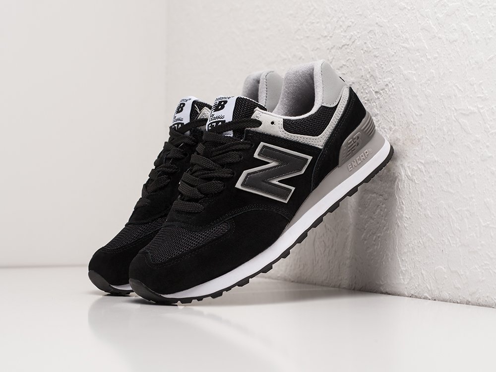 New Balance 574 черные замша женские (AR22765) - фото 2 New Balance 574 черные замша женские (AR22765) - фото 2