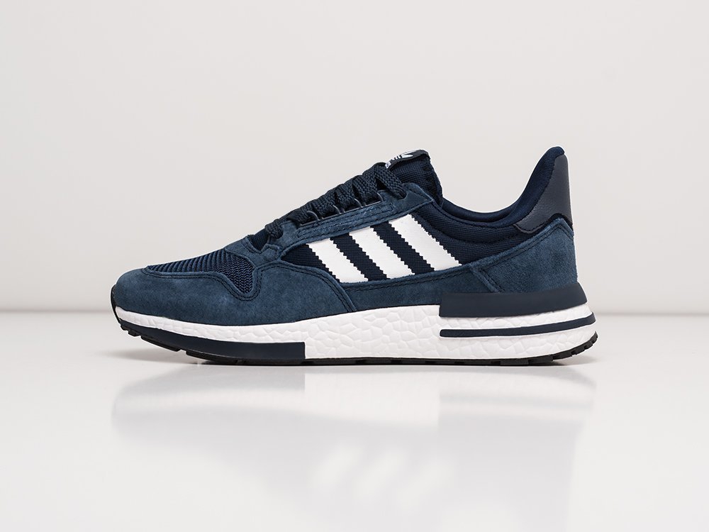 Adidas ZX 500 RM синие замша женские (AR22773) - фото 1